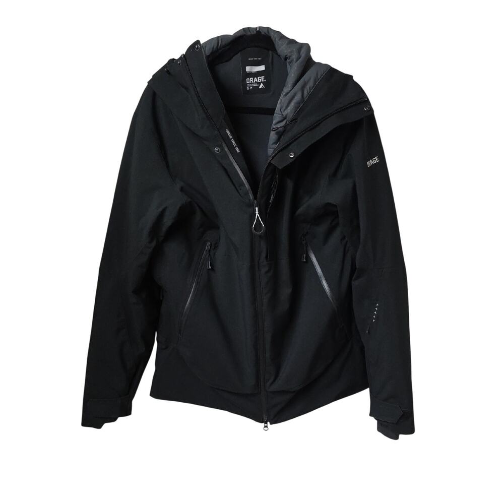 Orage Black Technical Ski Jacket Men's Size Small